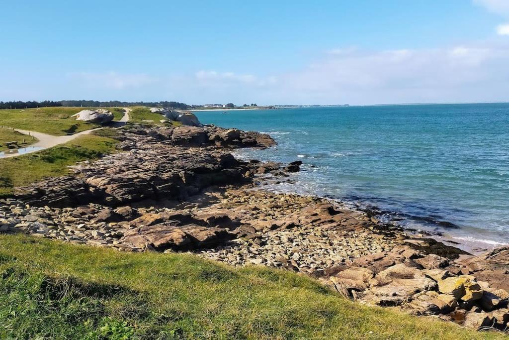 T2 Neuf Au Pied De La Plage Saint-Pierre-Quiberon Dış mekan fotoğraf